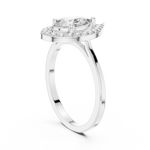 Gold Ring ALR-226, White Gold