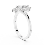 Gold Ring ALR-226, White Gold
