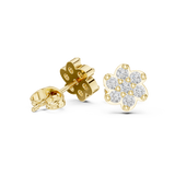 Gold Earrings 9-10034E, Yellow Gold