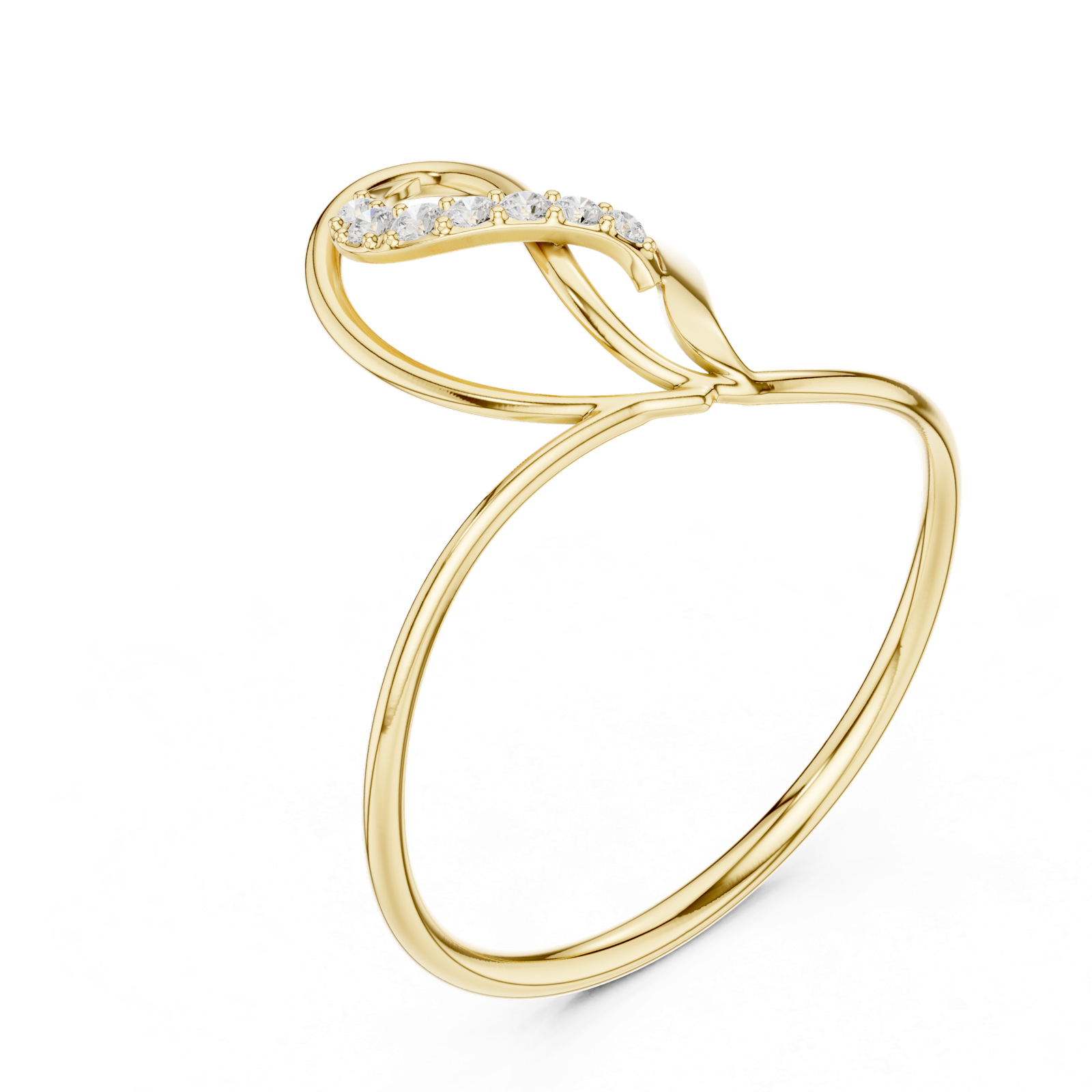 Gold Ring 1 (129), Yellow Gold, view 2