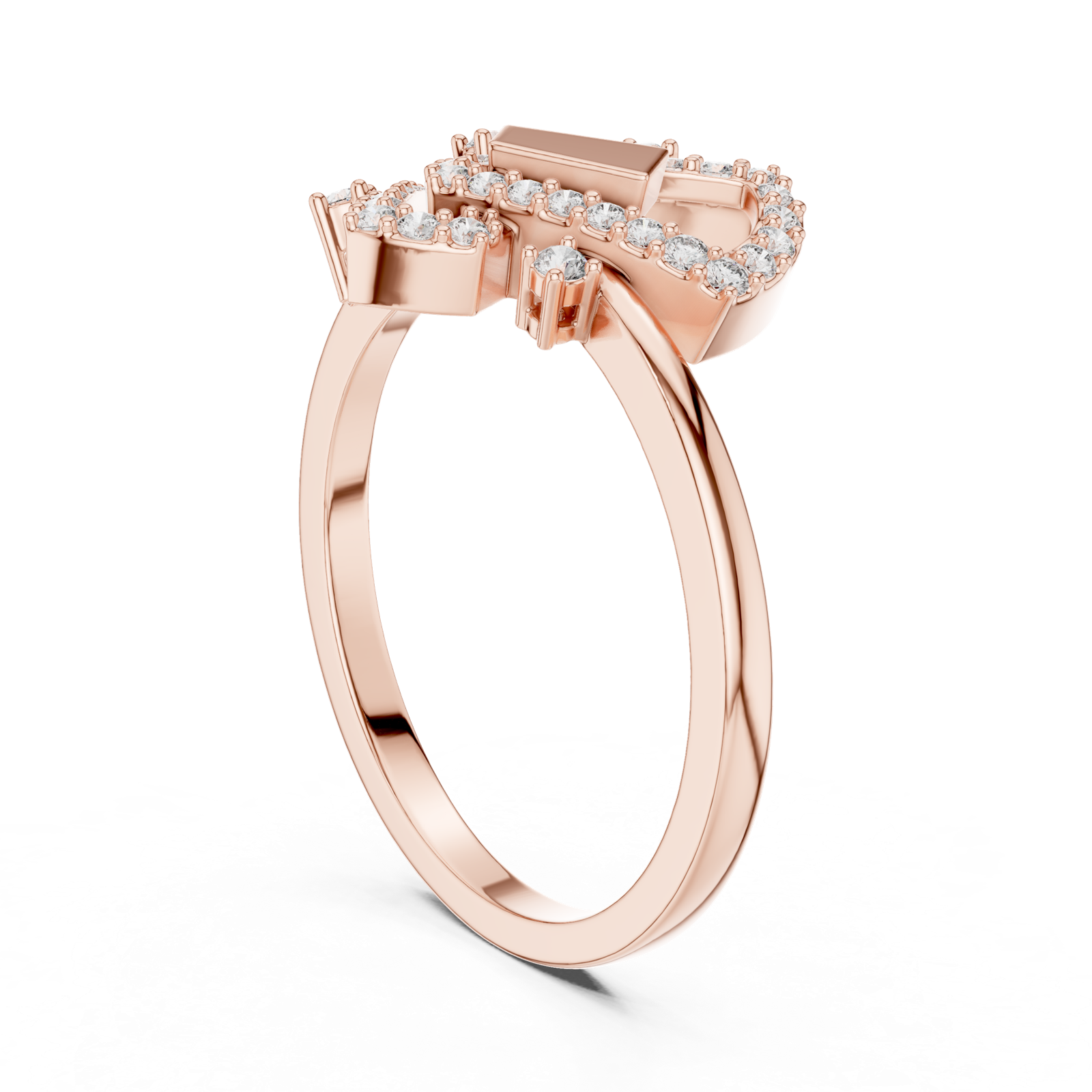 Gold Ring LR-01 (63), Rose Gold
