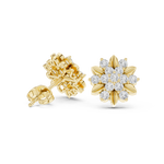 Gold Earrings AER-102, Yellow Gold