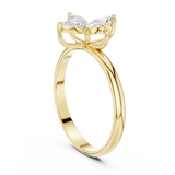 Gold Ring HLR-94, Yellow Gold, view 1