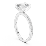 Gold Ring DDLR-891, White Gold, view 1