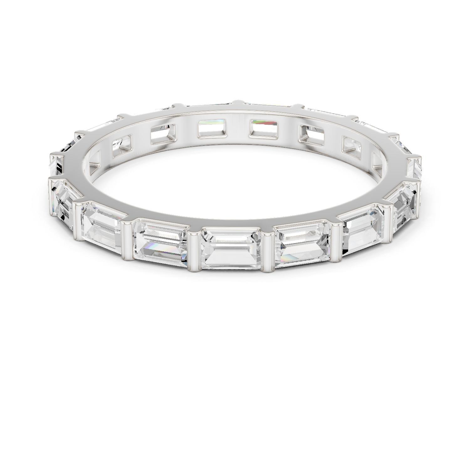 Gold Ring DDLR-1119, White Gold