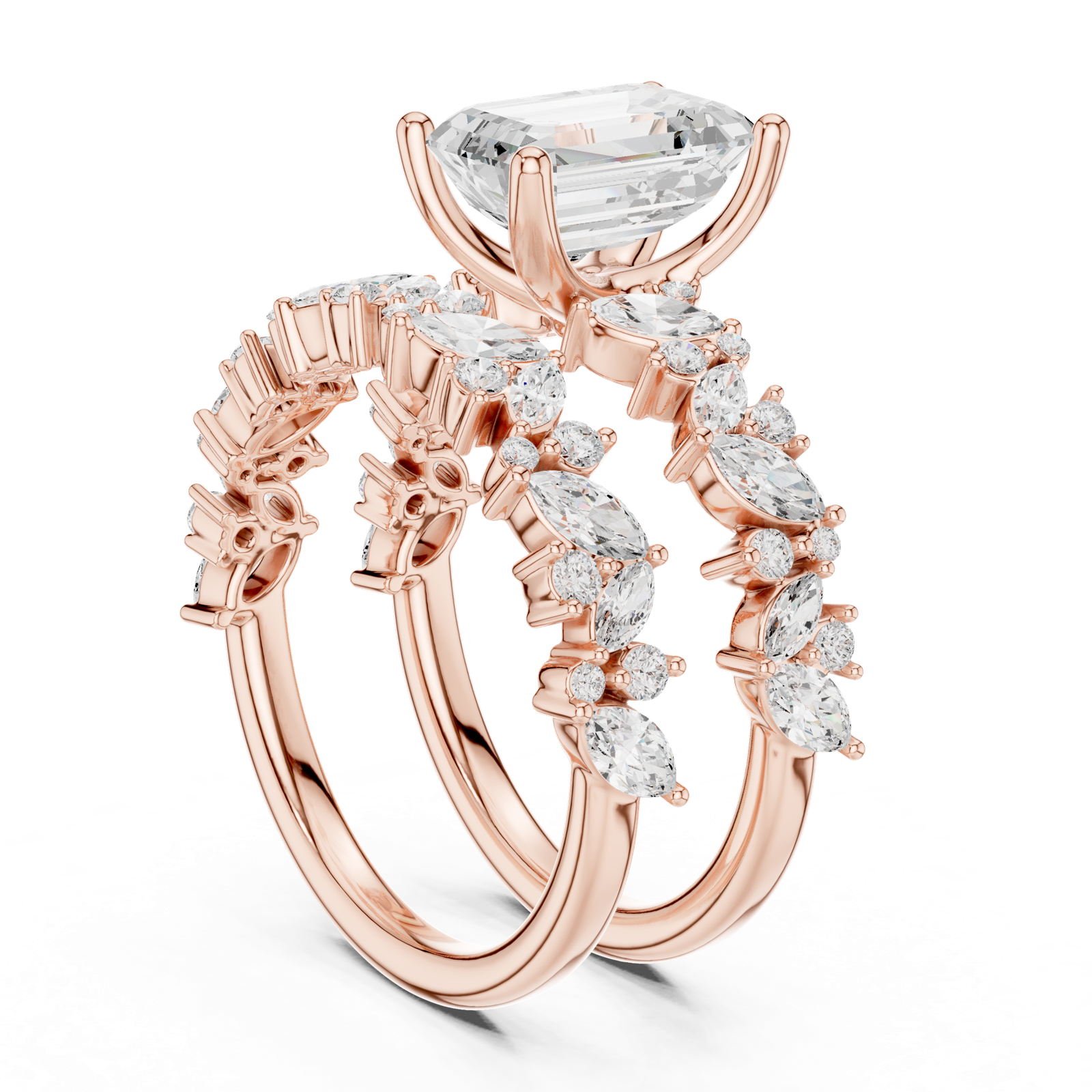 Gold Ring DDLR-443, Rose Gold