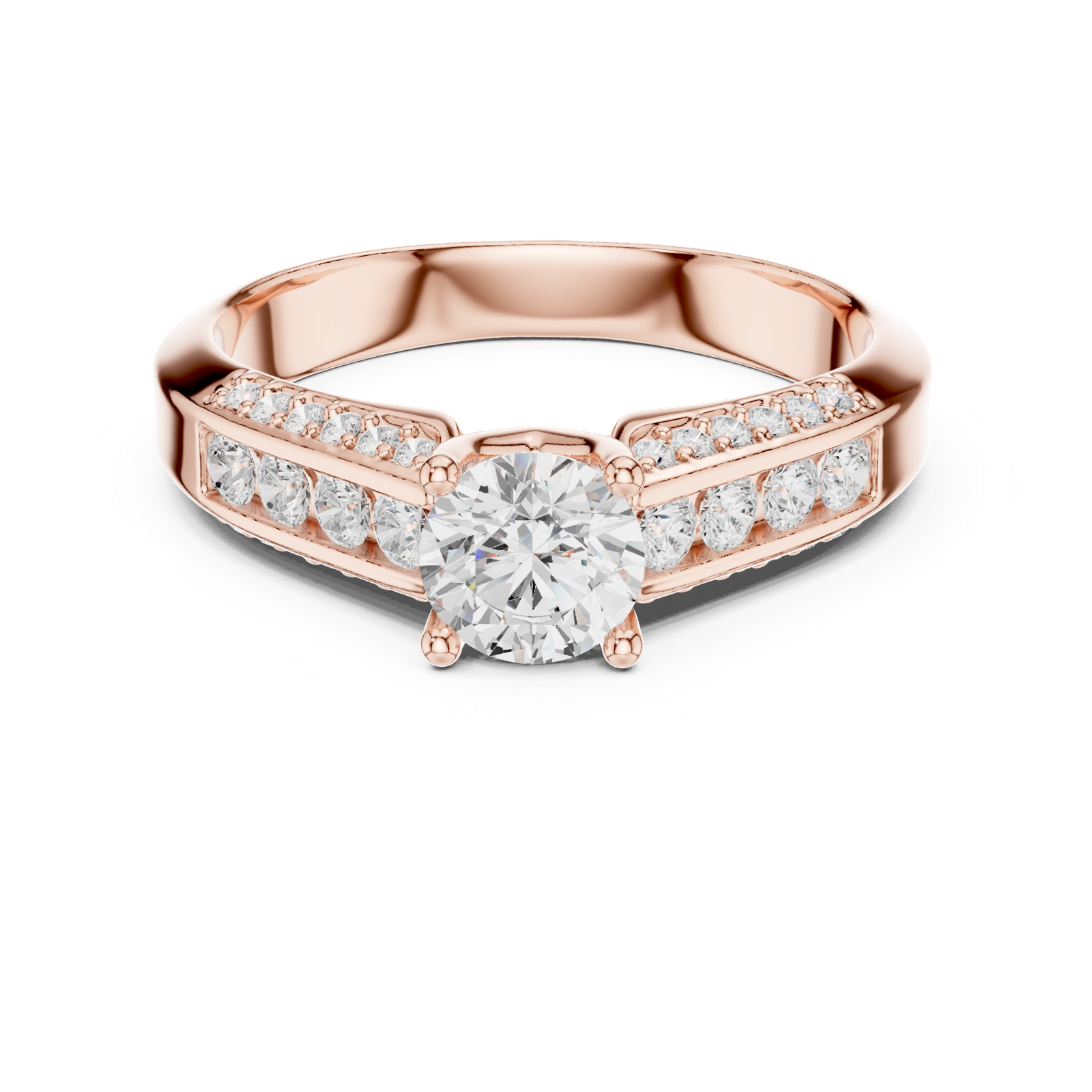 Gold Ring LR-0303, Rose Gold