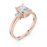 Gold Ring DDLR-906, Rose Gold, view 2