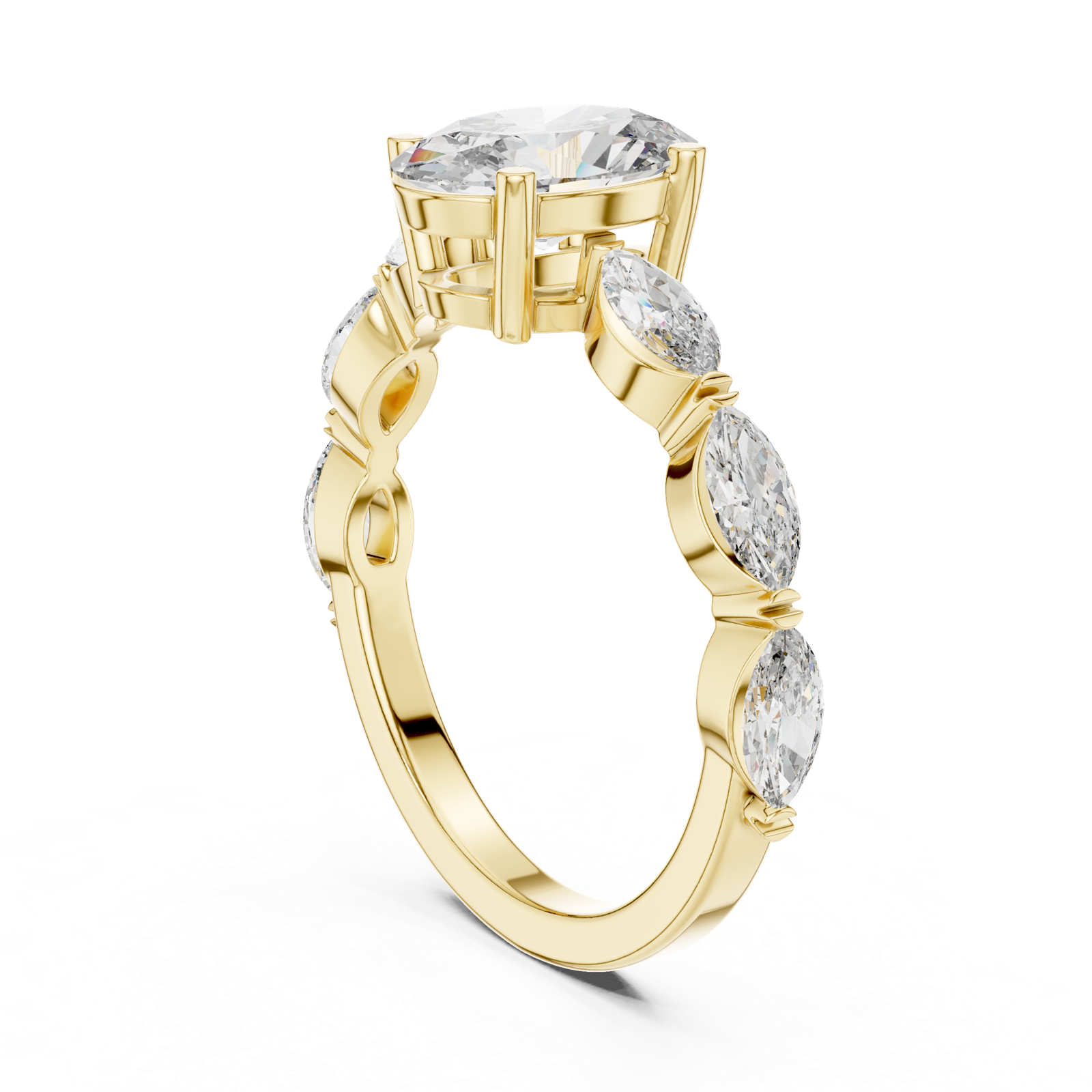 Gold Ring DDLR-180, Yellow Gold