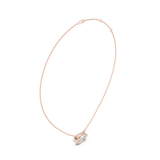 Gold Jewelry DDPO-007, Marquise center stone, Rose Gold, view 1