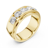 Gold Ring DDLR-425, Yellow Gold, view 2