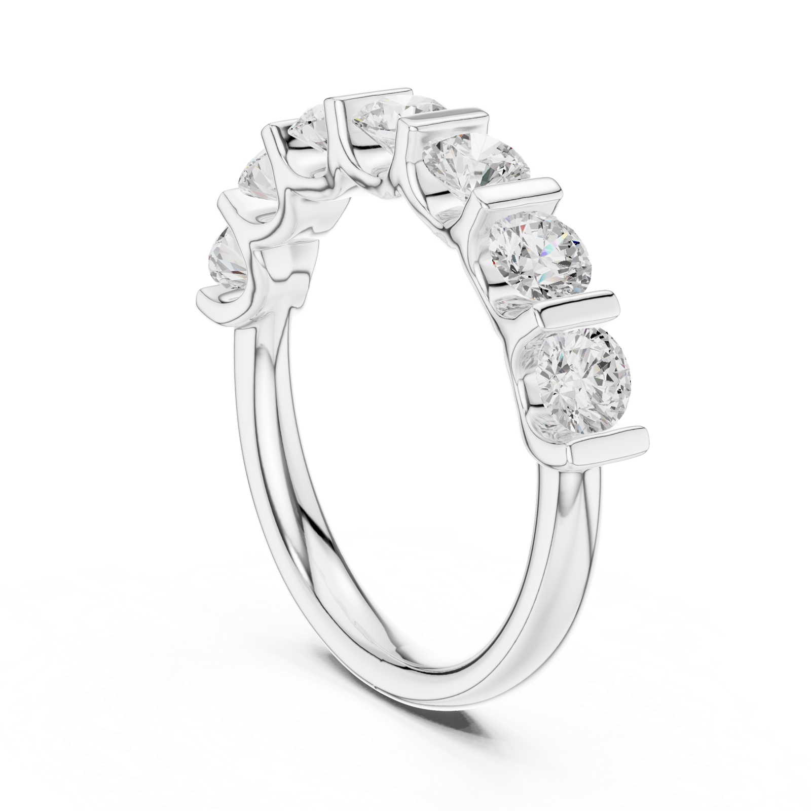 Gold Ring DDLR-669, White Gold, view 1