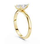 Gold Jewelry L36-6, Marquise center stone, Yellow Gold, view 1