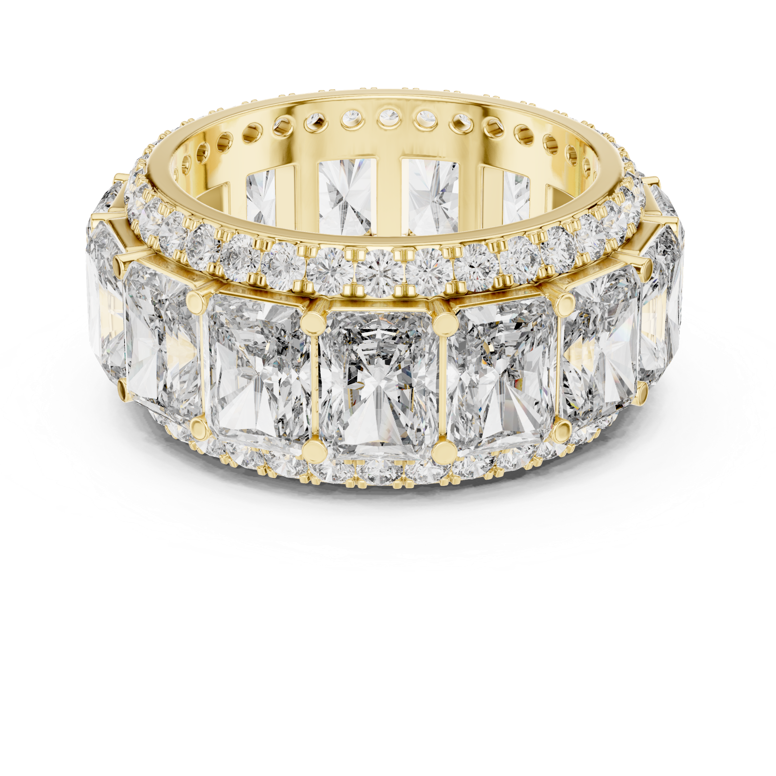Gold Ring DDLR-243, Yellow Gold, view 4