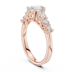 Gold Ring DDLR-704, Rose Gold, view 1
