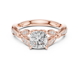 Gold Ring DDLR-932, Rose Gold, view 4
