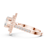 Gold Ring DDLR-326, Rose Gold, view 3