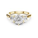 Gold Ring DDLR-920, Yellow Gold, view 4