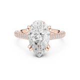 Gold Ring DDLR-957, Rose Gold, view 4