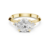 Gold Ring DDLR-278, Yellow Gold, view 4
