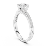 Gold Ring LR-0302, White Gold