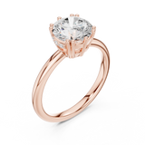 Gold Ring DDLR-931, Rose Gold, view 2