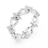 Gold Ring R32, White Gold, view 2