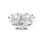 Gold Ring DDLR-447, White Gold, view 4