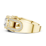 Gold Ring SBMR(45), Yellow Gold, view 3