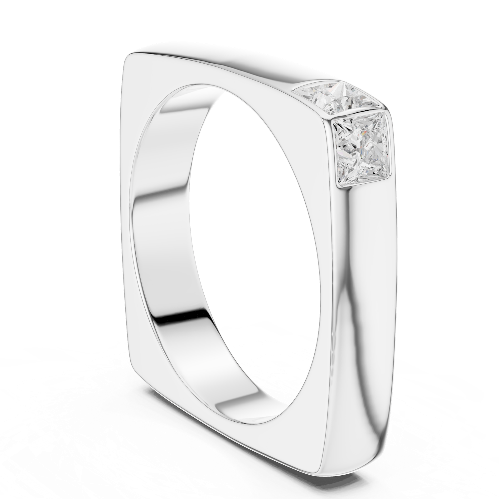 Gold Ring SBMR(26), White Gold