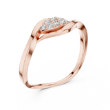 Gold Ring 1 (165), Rose Gold, view 2