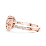 Gold Ring LR-01 (90), Rose Gold, view 3