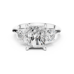 Gold Ring DDLR-905, White Gold, view 4