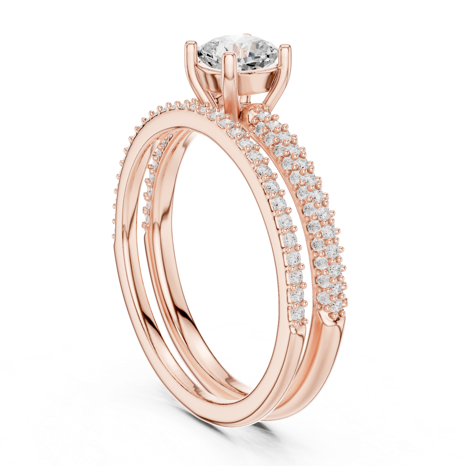 Gold Ring LR-0276, Rose Gold