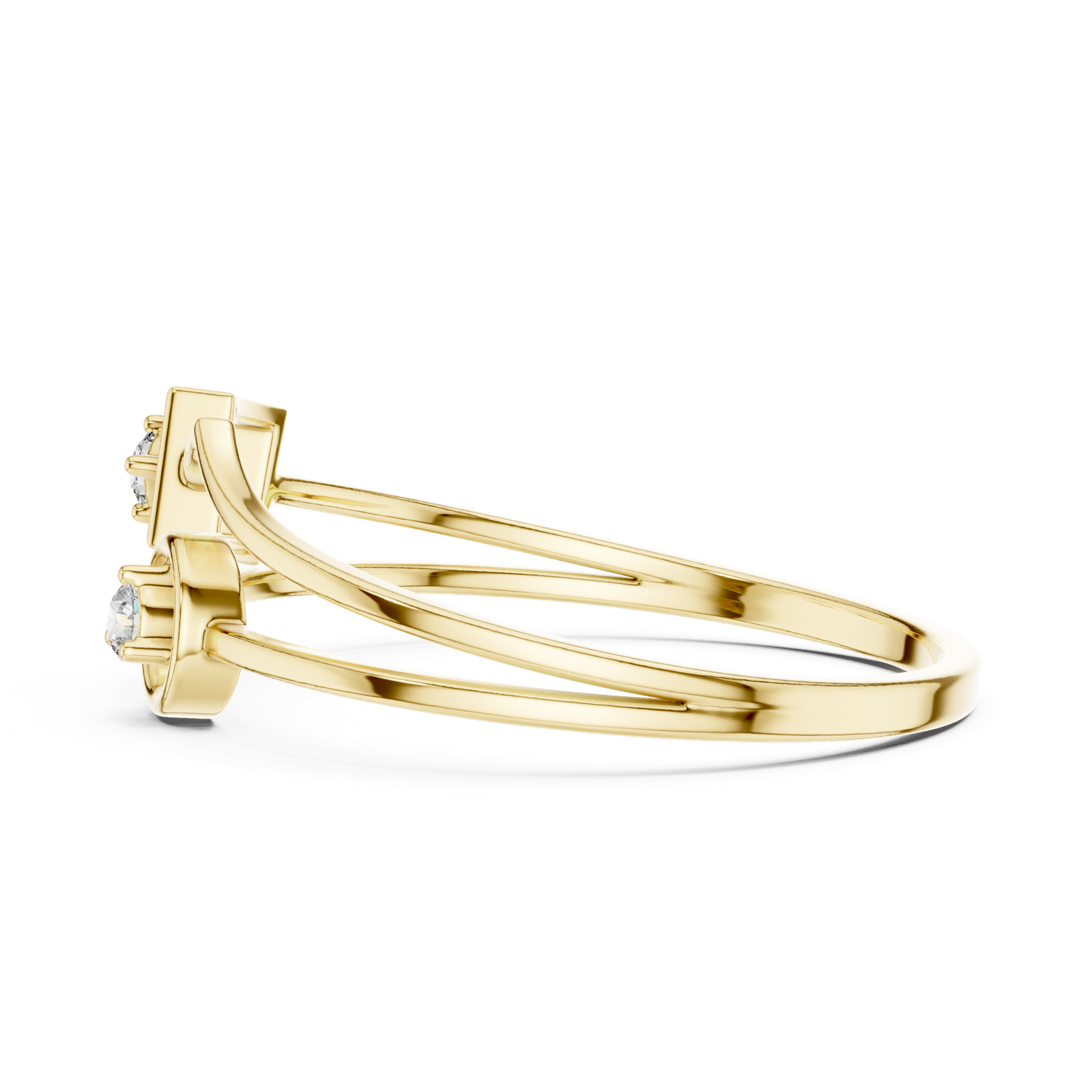 Gold Ring 1 (155), Yellow Gold, view 3