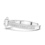 Gold Ring LR-0231, White Gold, view 3