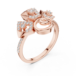 Gold Ring LR-01 (70), Rose Gold, view 2