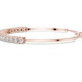 Gold Bracelet GLBR-0010, Rose Gold, view 3