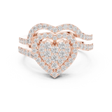 Gold Ring DDLR-581, Rose Gold, view 4