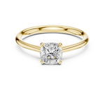 Gold Ring DDLR-801, Yellow Gold, view 4
