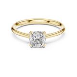 Gold Ring DDLR-801, Yellow Gold, view 4