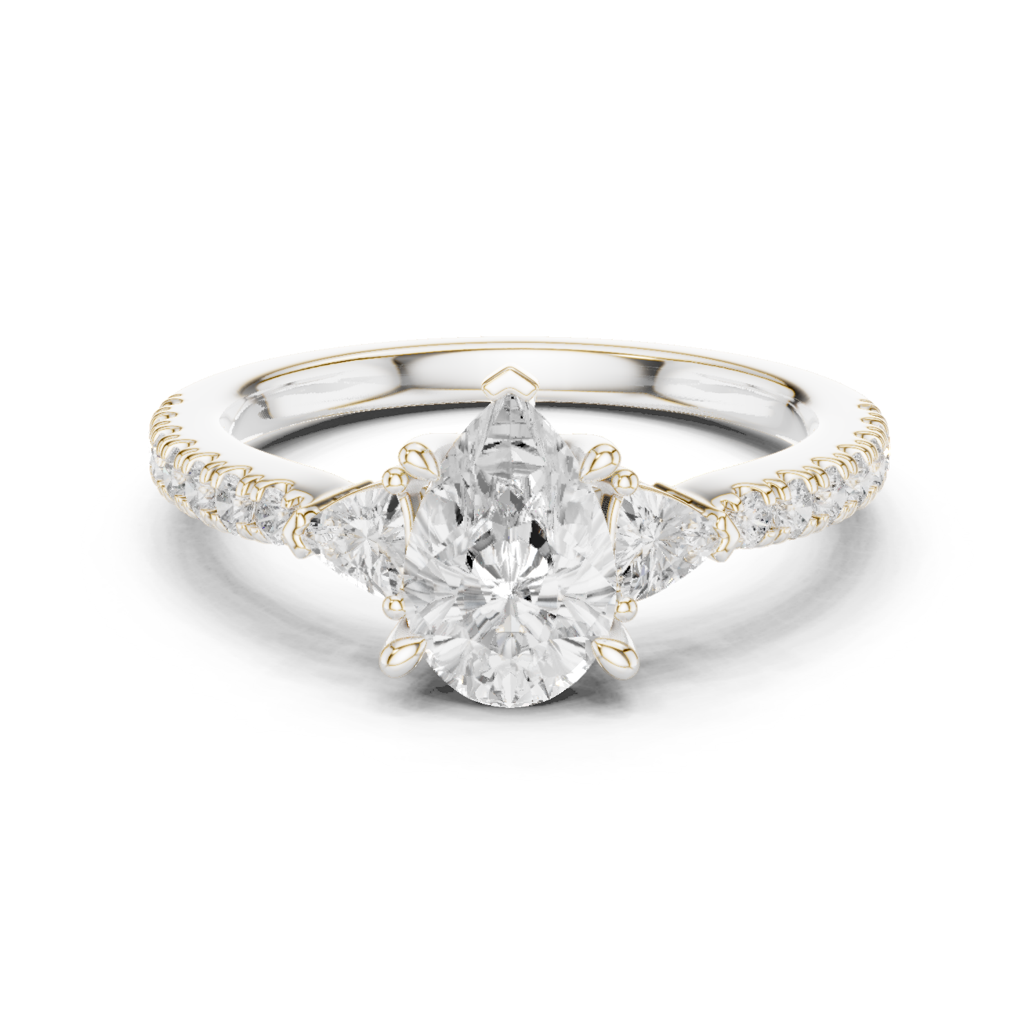 Gold Ring DDLR-860, White Gold