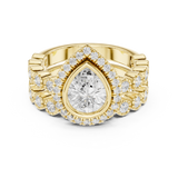 Gold Ring DDLR-296, Yellow Gold, view 4