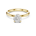 Gold Ring DDLR-644, Yellow Gold, view 4