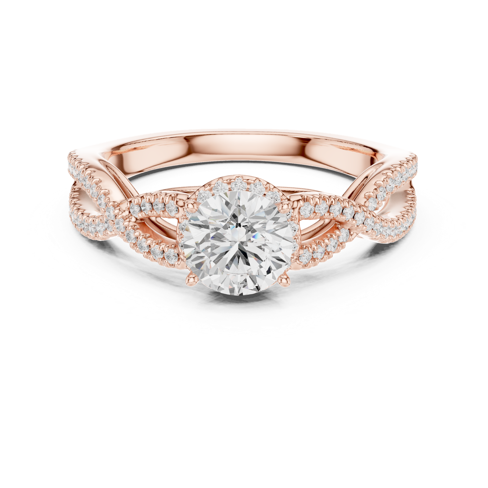 Gold Ring LR-0232, Rose Gold