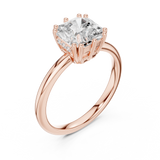 Gold Ring DDLR-254, Rose Gold, view 2