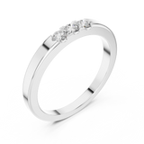 Gold Ring 12-10013@L, White Gold, view 2