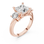 Gold Ring DDLR-904, Rose Gold, view 2