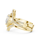 Gold Ring DDLR-353, Yellow Gold, view 3
