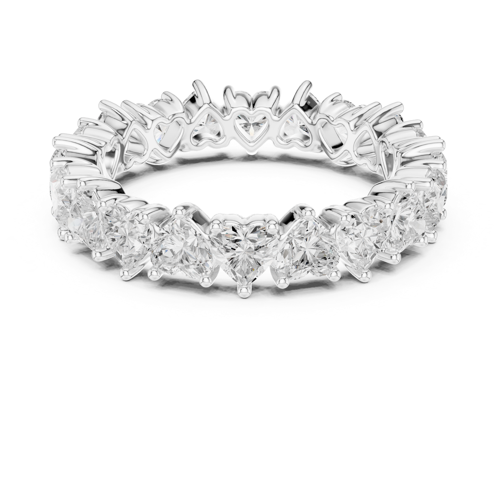Gold Ring DDLR-313, White Gold, view 4